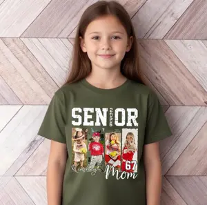 YOUTH & ADULT Personalized 2026 Senior Softball Mom Shirt, Custom Softball Player Photos Shirt, Custom Name, Mom Gifts