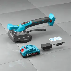 Cordless Tile Vibration Tool - 6-Speed Leveling Machine with 2000mAh Batteries & Case. 100kg Suction for Floor/Wall