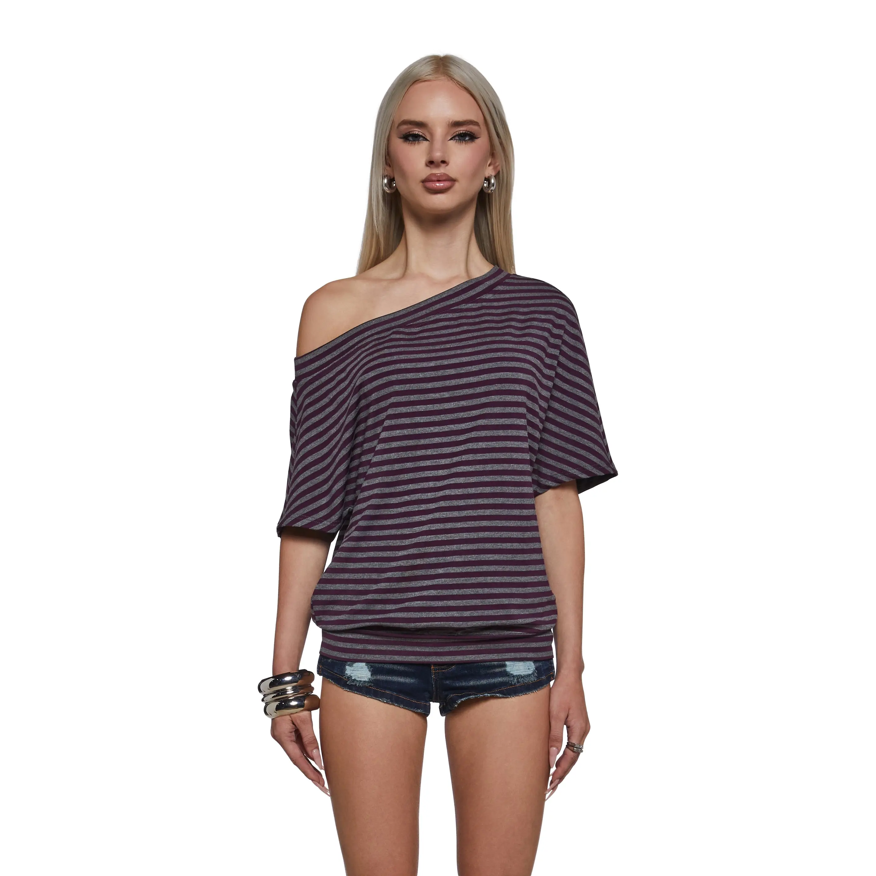 Mallory Backless Stripe Top