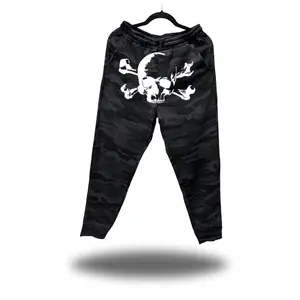 CROSSBONES & SKULL BLACK CAMO JOGGER