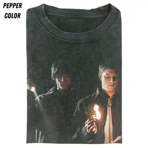 Supernatural T-shirt, Dean and Sam Winchester Tee, Vintage Paranormal Hunter TV Show Shirt, Retro Fantasy Series Graphic Tee, Gift for Men, Gift for Women, Crew Neck T-shirt, Trending T-shirt