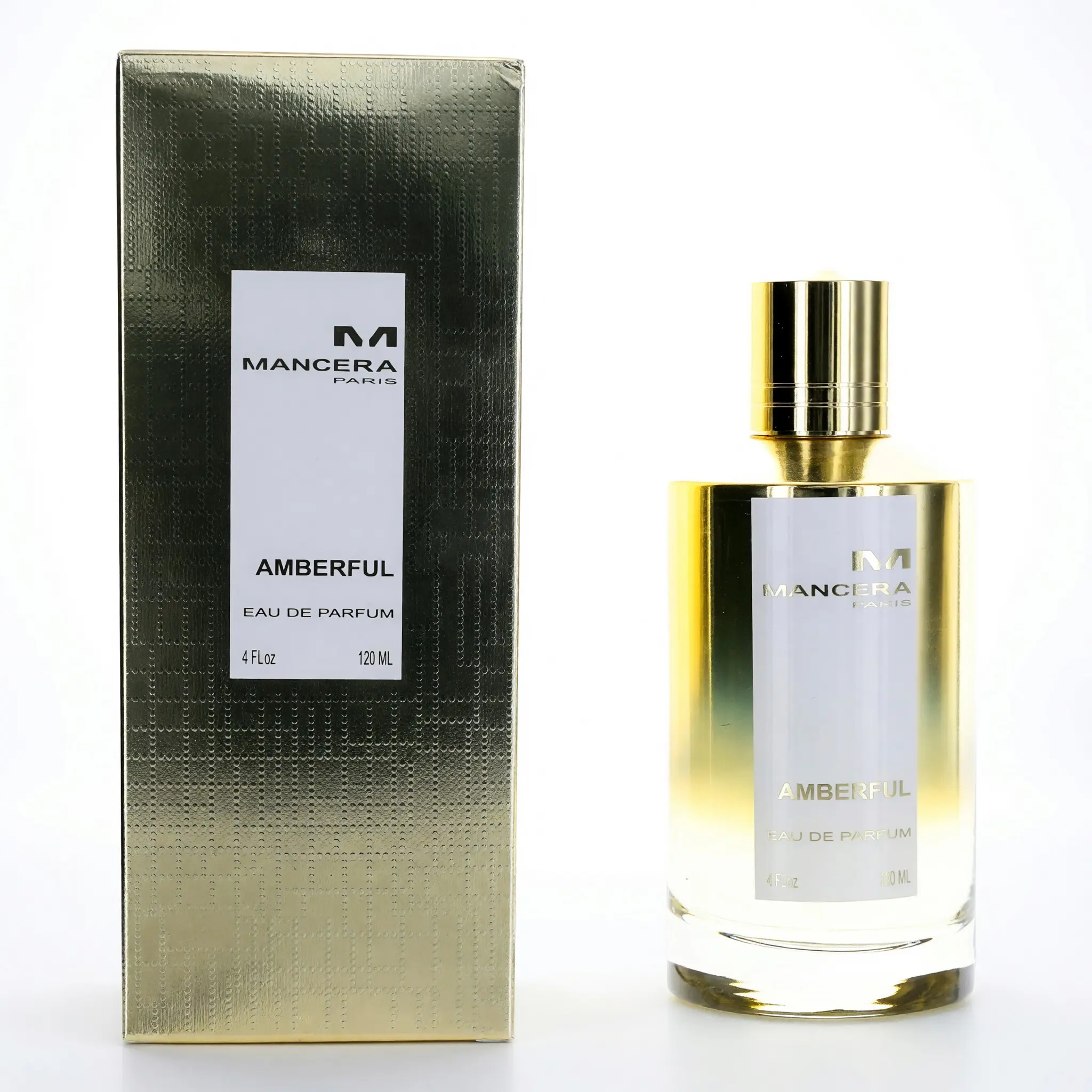 Mancera Amberful Eau de Parfum, Woody Amber Scent for Unisex Wear, 4 fl oz Spray Bottle with Notes of Yuzu & Cedar