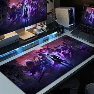 Solo Leveling Mouse Pad Large Computer Mousepad Office 1000x500mm 900×400mm 800×400mm 600x300mm XXL Pc Game Mousemat Non-slip Rubber Keyboard Deskmat