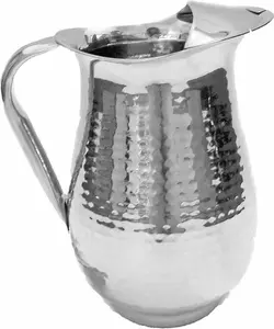 Star Distributors 82271 Stainless Steel Hammered Jug 2 liter