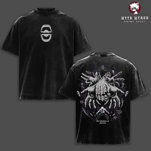 Mahito Shirt – Jujutsu Kaisen Vintage Washed Oversized Tee, Idle Transfiguration Graphic Anime T-Shirt, Heavyweight Cotton Unisex Streetwear, JJK Cursed Spirit Fan Gift