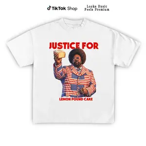 Justice for Lemon Pound Cake T-Shirt, Unisex 100% Cotton Tee