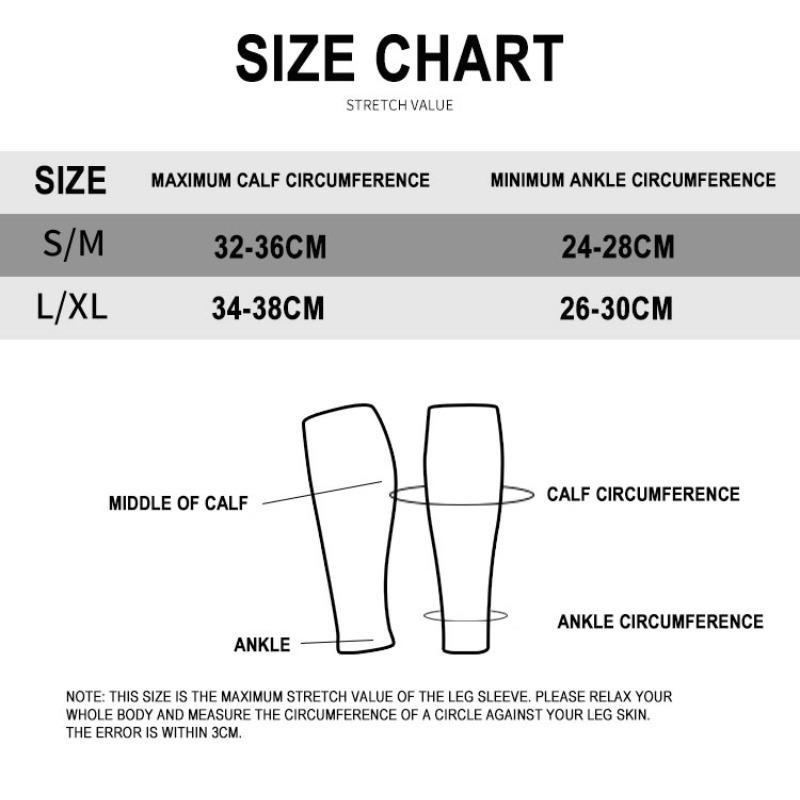 STANDWAY Compression Calf Sleeves (15-20MMHg), Improve Circulation and Prevent Calf Fatigue, Perfect Option for Men & Women for Running, Travel, and Nursing.