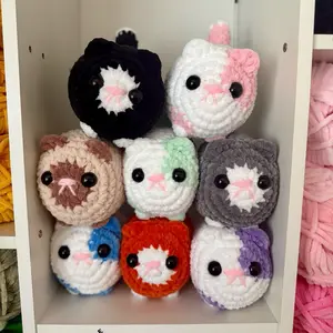 Loaf Cat Handmade Crochet Plushie