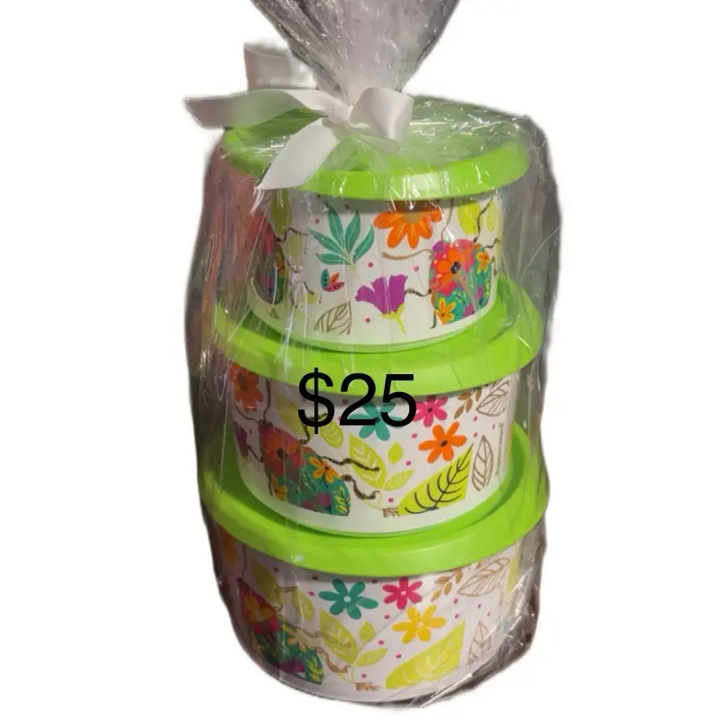 tupperware set of 3 containers tupperware set of 3 containers