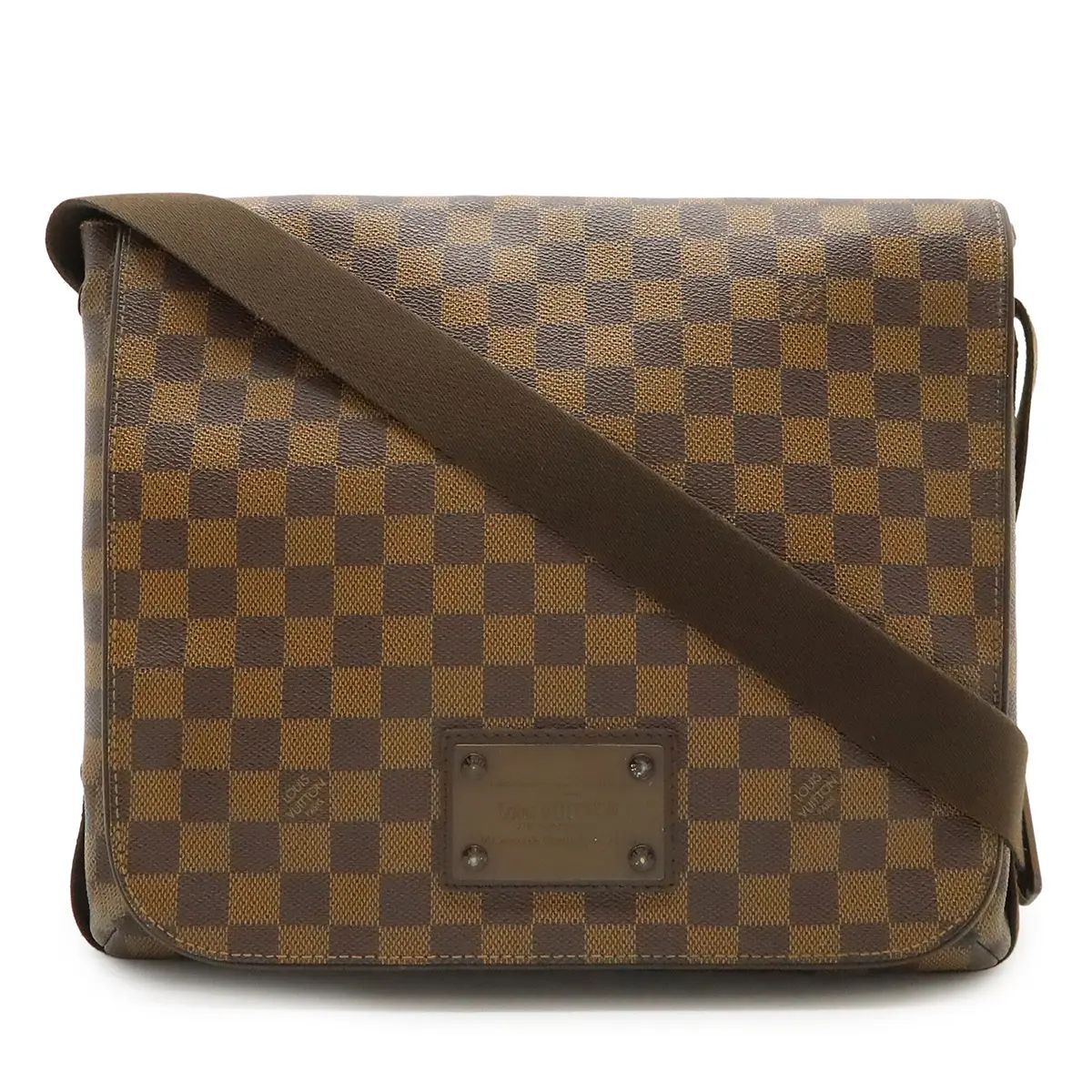 Pre-owned Louis Vuitton Canvas Shoulder Bags Brooklyn MM Damier Shoulder Bag