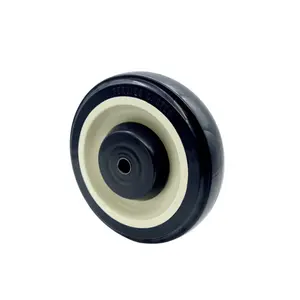 Service Caster Brand Replacement Wheel for Grainger Wheel 5VT77 -5 Inch Non-Marking Polyurethane Wheel Only with Precision Ball Bearing-250 lbs. Capacity Per Wheel-Fits Shopping Carts, Carts and Racks