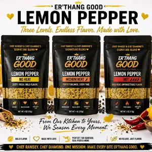 ER'Thang Good "SEAFOOD BOIL LOVER BASKET" - Lemon Pepper- Cajun - Spice Garlic Onion Flavor Spicy