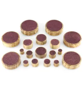 Olive Wood Plugs X Wine Barrel Inlays