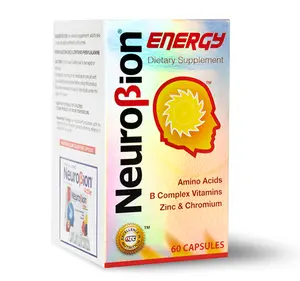 Energy Vitamin Dietary Supplement (60 Capsules) - Daily Vitamins Healthcare Supplement for Fitness - Edible