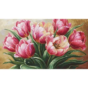 Graceful Tulips B718L Counted Cross-Stitch Kit