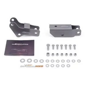 2pc Rear Shock Extension Kit compatible for Ford F150 Quad Cab 97-03 5mm Steel