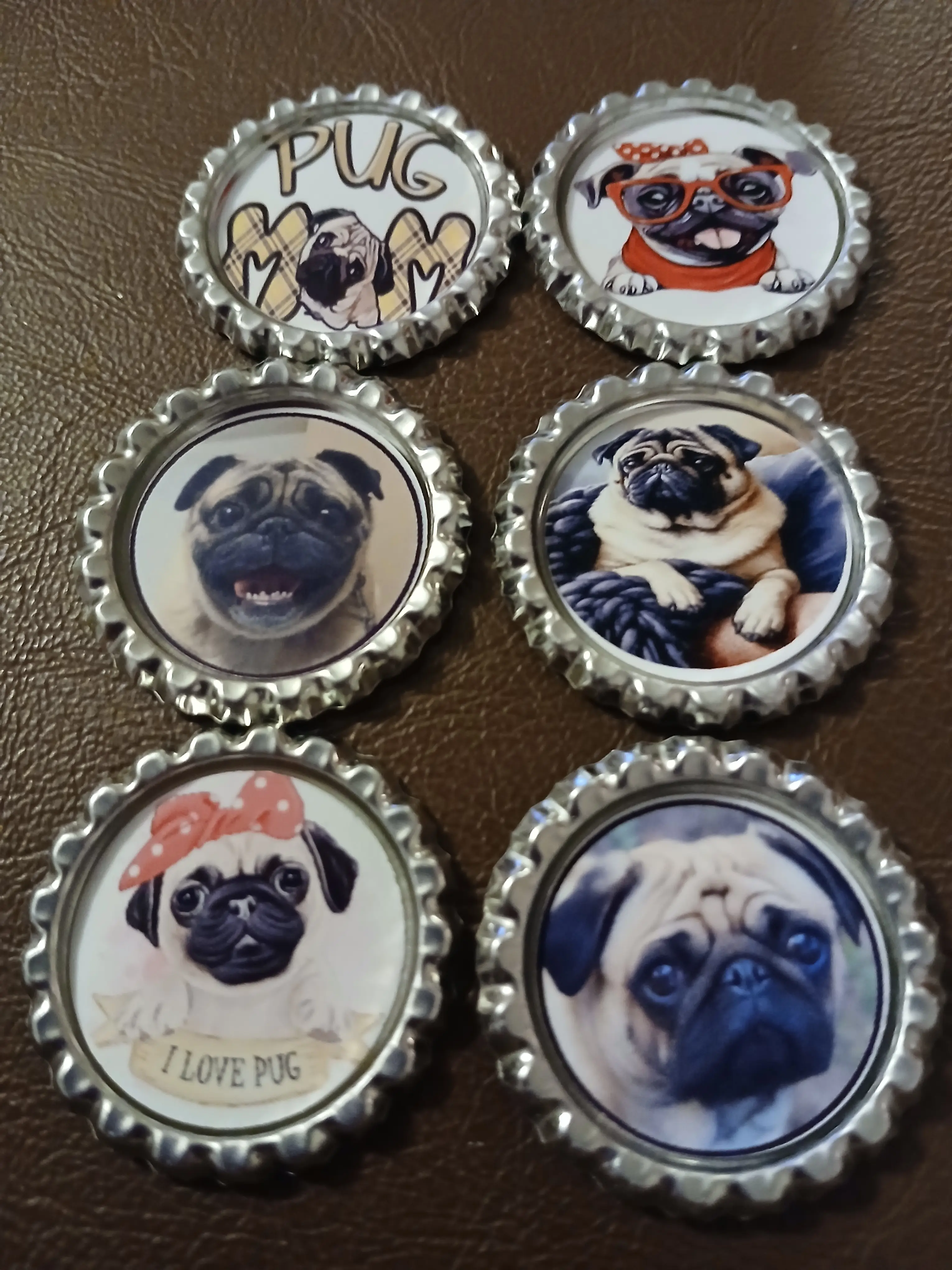 Pug Dog Magnets - Decorative Magnets for Home Decor, Ideal for Pug Owners and Dog Lovers