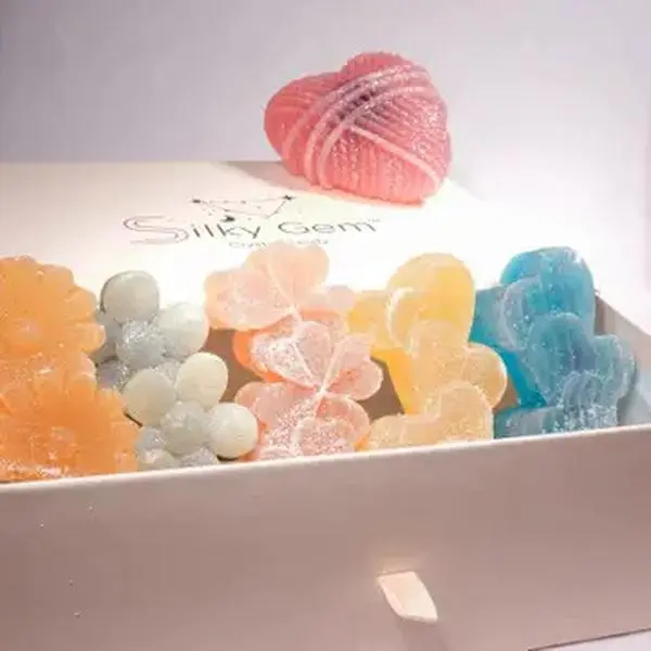 Silky Gem Crystal Candy , Lunar Blossoms - 1.81 Lb Box Silky Gem Crystal Candy , Lunar Blossoms - 1.81 Lb Box
