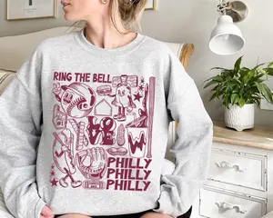 Unisex Philly Sweatshirt, Philly Sports Tailgate, Baseball Game Day Shirt, Little League, Summer Tee
