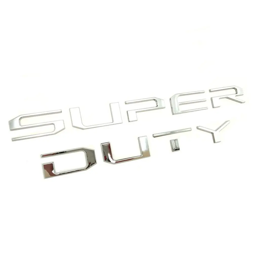 For 2017- 2019 Models ONLY! 3D Raised Super Duty Tailgate Rear Door Insert Letter Fit F-250 / F-350 Emblem Decal