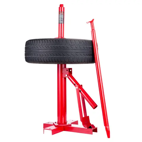 VEVOR Manual Tire Changer, Automotive Maintenance Tool with Dual-Purpose Handle, X-Shaped Base & Durable Construction, Easy-to-Use Portable Hand Bead Breaker for 8"-16" Tires, Fit for Car, Truck & Light Vehicles Home Garage Use