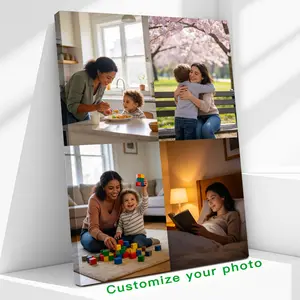 Custom Photo Canvas Painting Frame - Creative Wall Art | Digital Printed Photos on Canvas | Create Timeless Wall Decor from Family Gathering Photos | Great for Home, Thanksgiving & Holiday Gifts | Warm & Classic - Cherished Keepsake! personalize