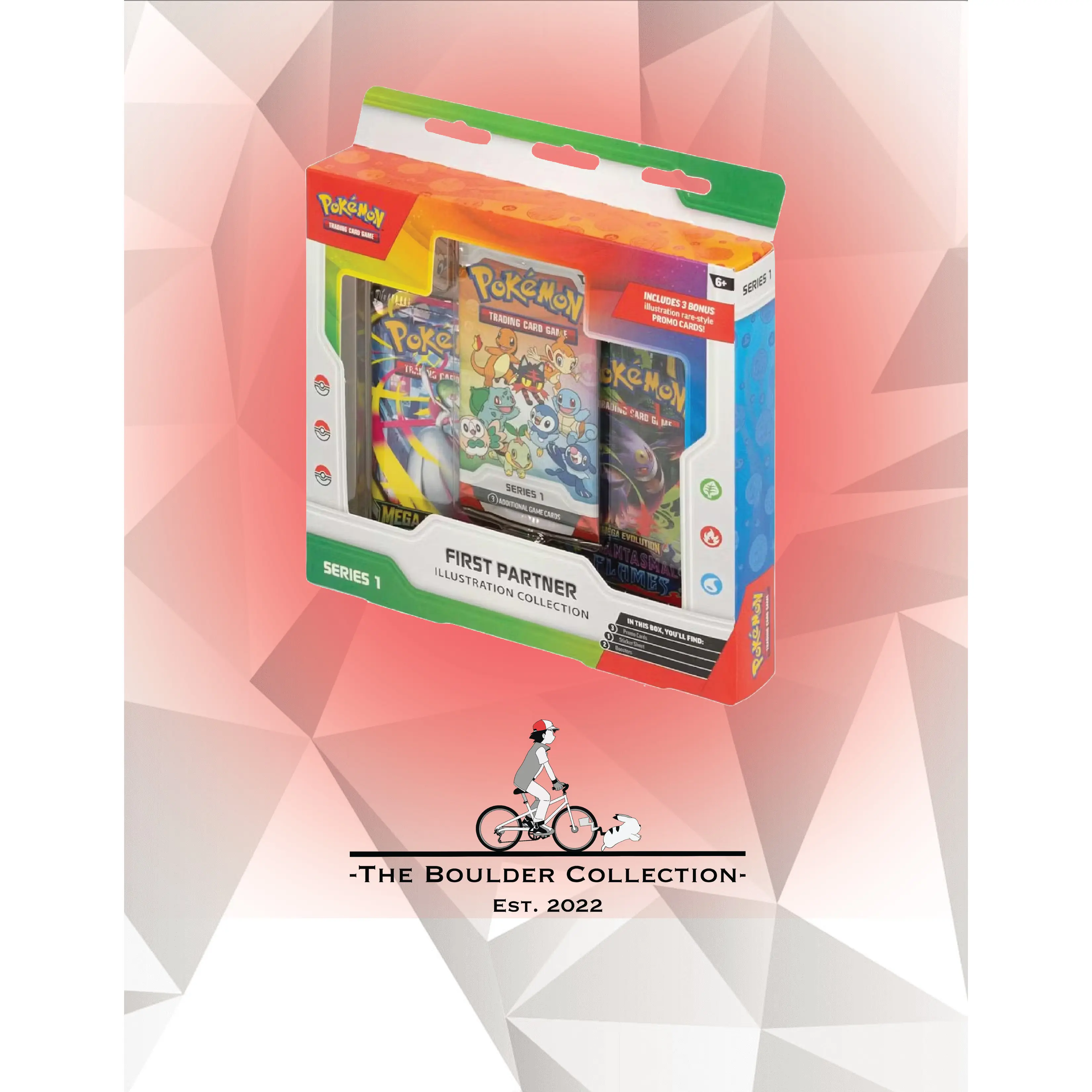 Pokemon TCG: First Partner (Series 1) Illustration Collection Box