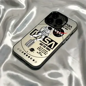 N-Nasa Space Phone Case Compatible with for iphone 16, 15, 14, 13, 12, 11 Pro Max, X, XR, XS Max, 8, 7 Plus, Featuring a Shockproof Matte Back.