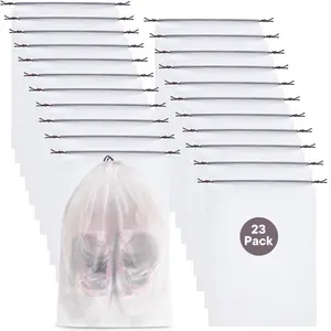 23 Pack Shoe Bags for Travel, 11.8" x 15.7" Waterproof Travel Shoe Bags for Packing,Large Travel Bag for Shoes, Storage Bags Travel Essentials Men for and Women