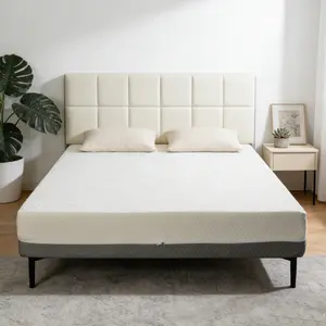 Aobtkel 10-Inch King Mattress - Made in Japan, Gel-Perforated, 7-Zone, Adjustable Bed-Friendly, White Cover, High Quality Non-Latex Cooling Foam Gel Adjustable Foam Mattress, Adjustable Foam Mattresses, Cooling Gel Mattresses