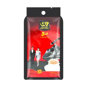 BENTRE VIETNAM G7 Instant Coffee 3-in-1 Family Pack - 100 Sachets x 16g - Rich Arabica Blend, Perfect for Home & Office