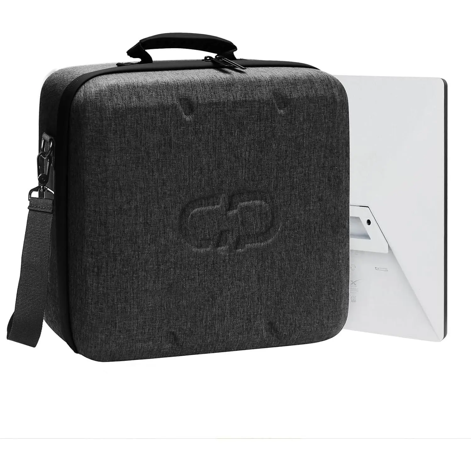 Travel Case for Starlink Mini,  Shockproof EVA Protective Cover with  Strap, Lightweight Carrying Bag for Antenna, , Power, and Accessories, Black