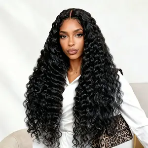 【NEW】Nadula Crimps Deep Curl Highly-defined Wave Pattern Wigs 13x4 Invisible Knots Fluffy High-volume Look Crimped-Wave Look Wig