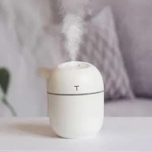 220ML Mini Room Humidifier with Cool Mist and Night Light, USB Plug-in Air Sprayer, Portable Aroma Diffuser for Essential Oils, Home