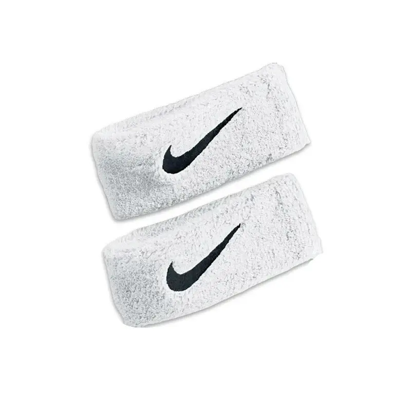 Nike Swoosh Bicep Bands - 2 Pack Terry Loop Bands for Bicep Exercises - 79% Cotton 18% Nylon 3% Spandex - Perfect for Workouts & Fitness - No Warranty