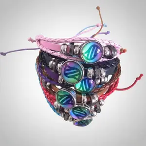 A trendy and cute mega cartoon adjustable leather rope bracelet, an excellent gift for children, suitable for role-playing and other games. Let this bracelet bring joy to the children