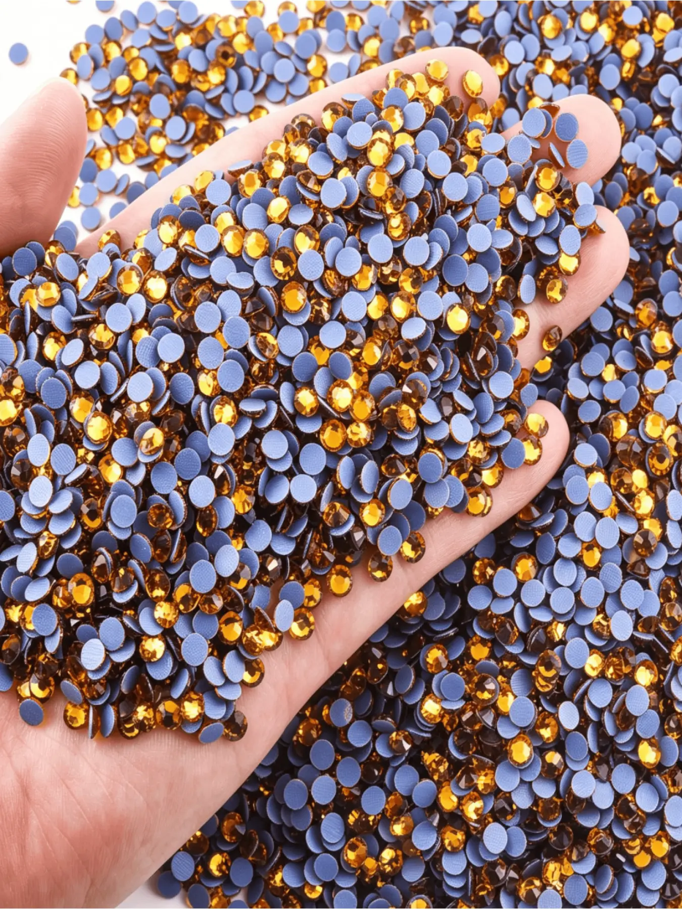 Sparkling Multicolor Hotfix Flat Back Rhinestones, Creative Decor for DIY Projects