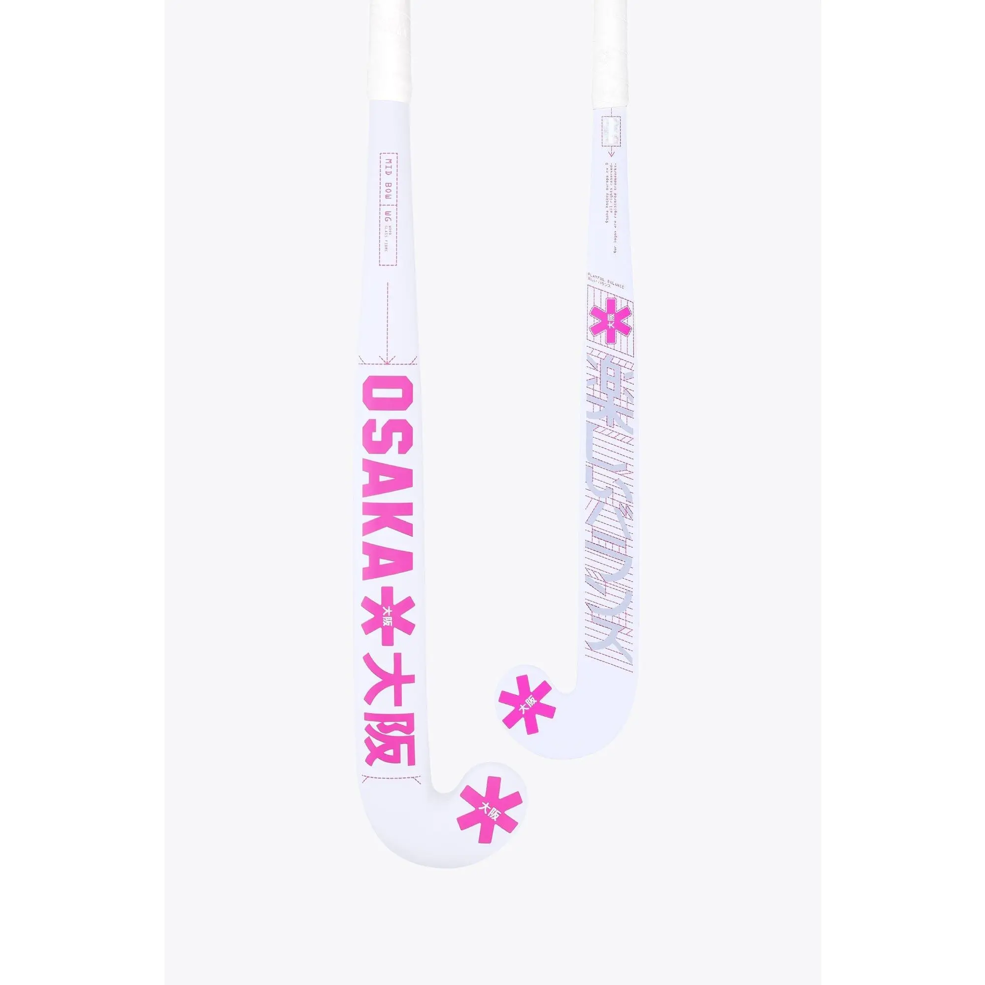 Osaka Field Hockey Stick Mid Bow WG | Orchid Ice