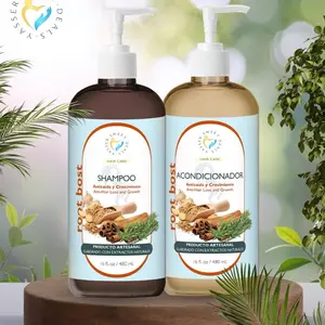 Root Boost Shampoo & Conditioner Set - Organic Plant-Based Formula for Hair Growth Shine & Hydration - US Made