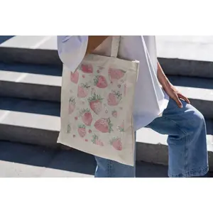 Coquette Strawberry Tote Bag