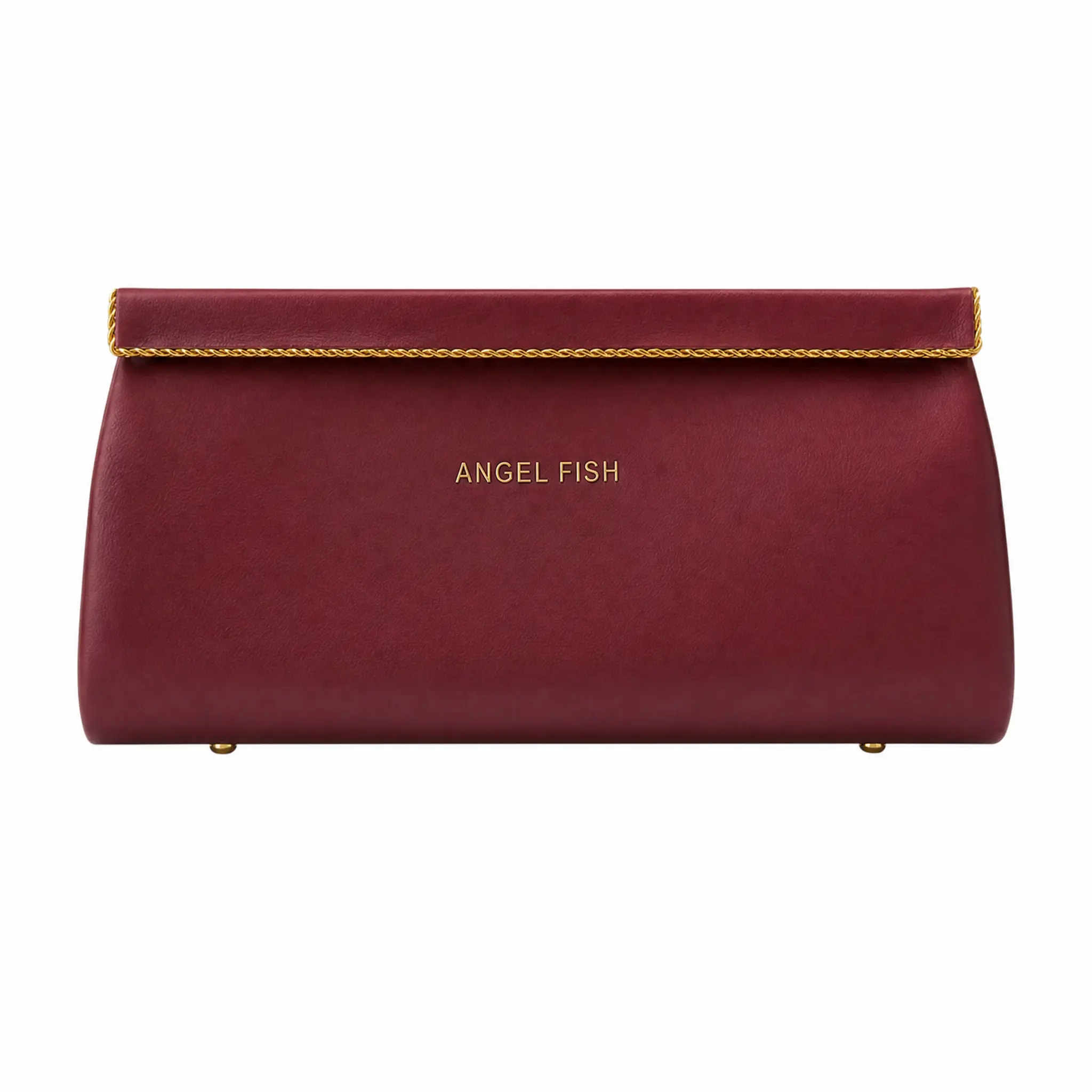 Rectangle Soft Leather Clip Closure Handbag, Braided Gold Wire Frame Decor Lightweight Wedding Bridal Party Crossbody Bag