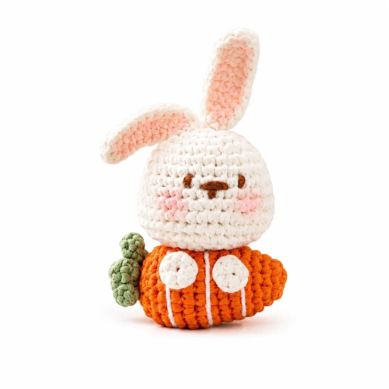 Cute Bunny Crochet Kit for Beginners – DIY Amigurumi Animal Craft Set with Premium Yarn, Hook & All Tools Included | Easy Starter Kit for Adults & Kids