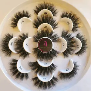7 Different Pairs/Styles: 3D Faux Mink Premium Eyelashes package in a reusable iridescent box.   Makeup, Iridescent Box, Lash Extensions Eyelash Extension Cosmetic Eyelashes Extensions Eyelash Extensions