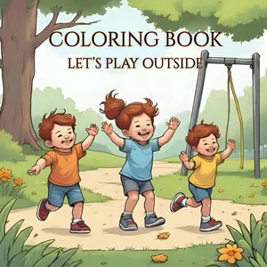 Lets Play Outside: Kids Coloring Book Natural Settings.: Motivate and Inspire for Outdoor Play and Creativity. Paperback – October 26, 2025