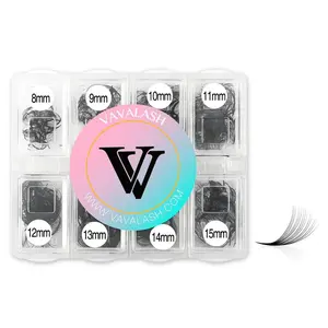 Vavalash Handmade Premade Loose Fans 8-15MM Mixed Length (600 Fans) SC