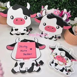 Cow Desk Decor, Cow Office Decor, Pen Holder, Phone Holder, Office Setup