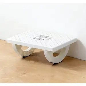Office under-desk foot pad, foot stool, - rocking footrest with roller massager - leg support suitable for chairs and gaming