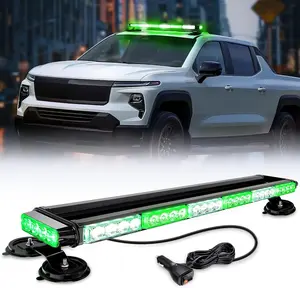 Nilight 29.5" 56 LED Strobe Light Bar – Flashing Light with Magnetic Mount for 12V/24V Vehicles Including Trucks, Tractors & Construction Equipment