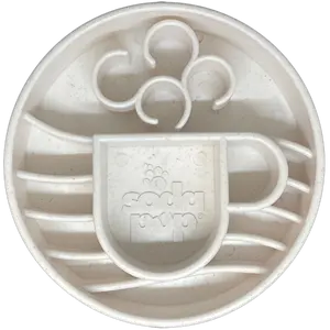 Java Design eBowl Enrichment Slow Feeder Bowl for Dogs - Segmented Design Promotes Slower Eating & Foraging Instincts - Ideal for All Dog Sizes - Dishwasher & Freezer Safe