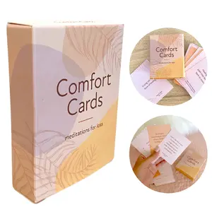 CuddleBuddys Grief Cards | Grief Affirmation Cards 50-Card Deck With Healing Exercises And Quotes | Calming Grief and Bereavement Healing Cards | Soothing Comfort Card | Grief Affirmation Card Deck for Loss Meditation and Self-Reflection